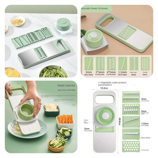 5in1 Vegetable Cutter Stainless Steel